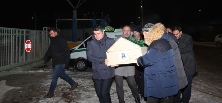 Erzurum'da çığ düşmesi sonucu hayatını kaybeden  judocunun cenazesi İstanbul'a gönderildi