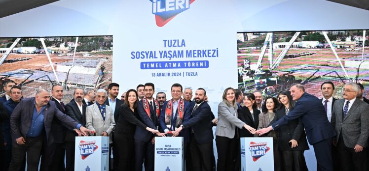 İBB'nin Tuzla'daki sosyal yaşam merkezinin temeli atıldı