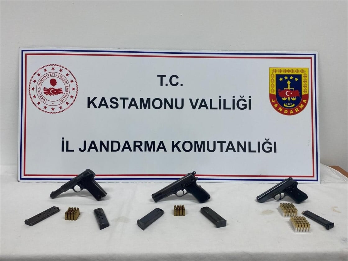 Kastamonu'da silah kaçakçılığı operasyonunda 1 zanlı yakalandı