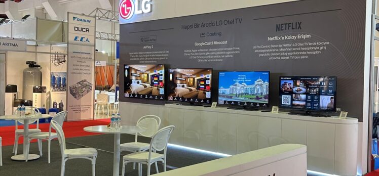 LG, otel televizyonları için kişisel eğlence merkezi çözümlerini Antalya'da tanıttı