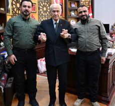 MHP Genel Başkanı Bahçeli, Suriye'den gelen heyeti kabul etti