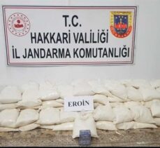 Şemdinli’de 80 kilo eroin ele geçirildi