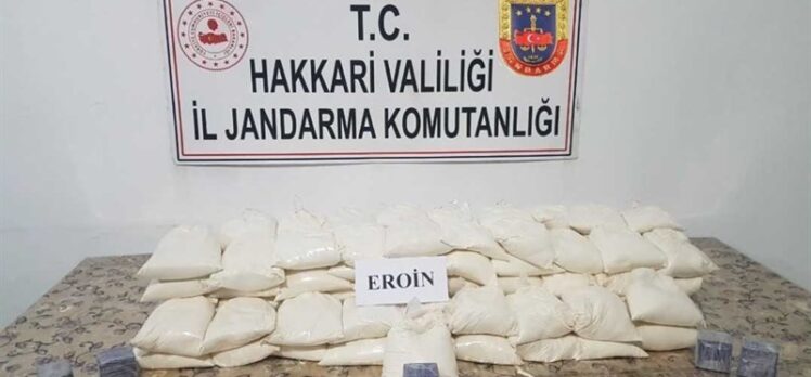 Şemdinli’de 80 kilo eroin ele geçirildi